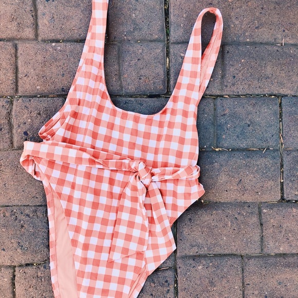 luca and grae Other - BRAND NEW!!!! High rise gingham one piece swimsuit